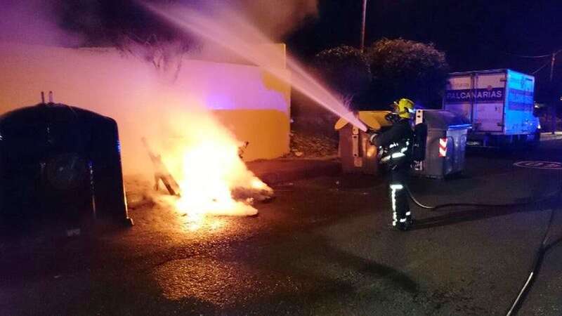 Imagen de archivo de una intervención de los bomberos de Telde/TA.